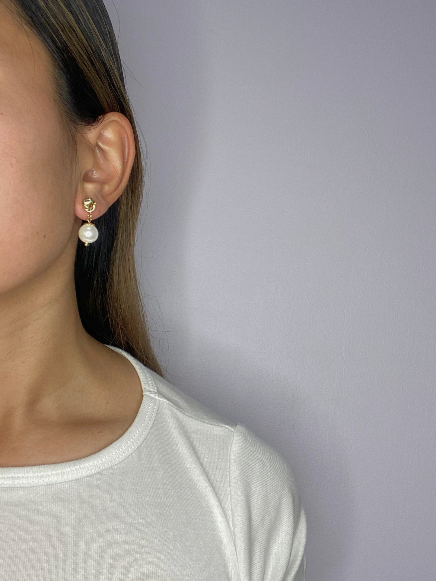 Lumina Pearl earrings