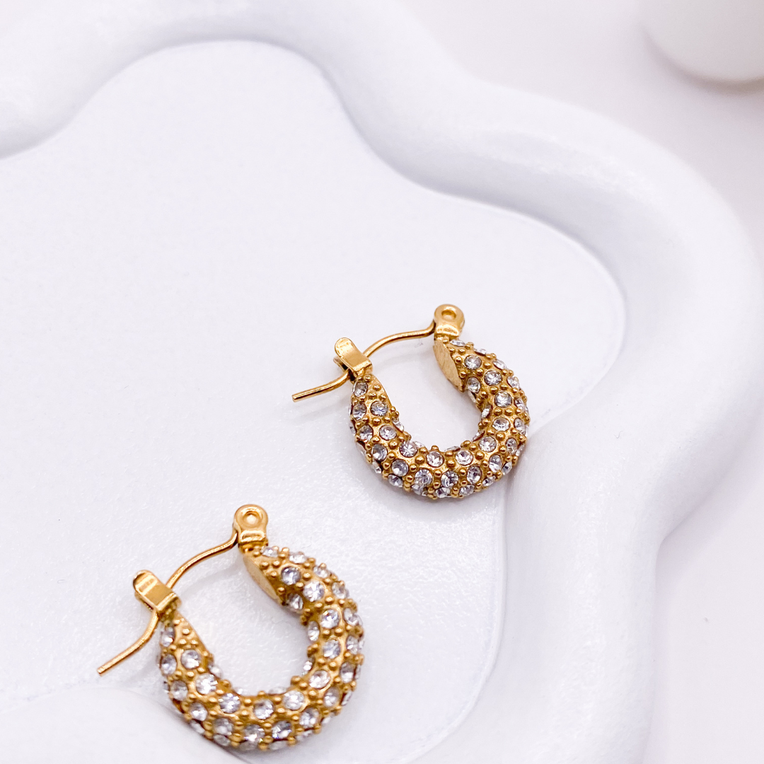 Sparkle Hoop Earring