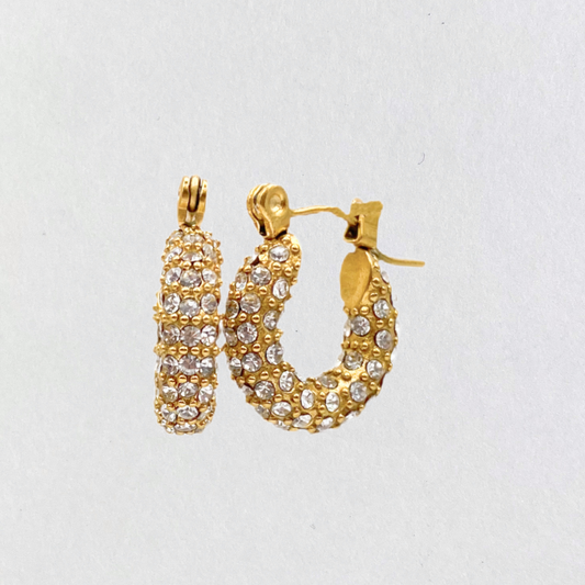 Sparkle Hoop Earring
